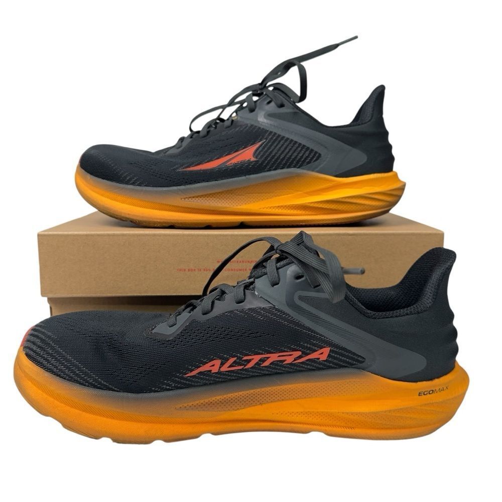 Altra Men's Torin 8 Running Walking Shoes Size 9 Black Orange - Picture 2 of 8